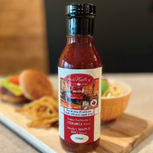 # 110 | SAUCE BBQ À L’ÉRABLE (MAPLE BBQ SAUCE) 350 ML.